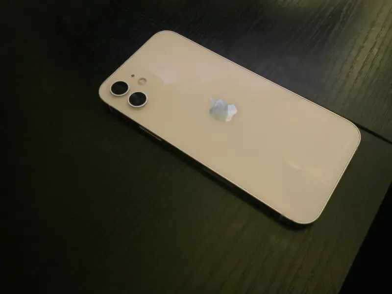 My white iPhone 12.
