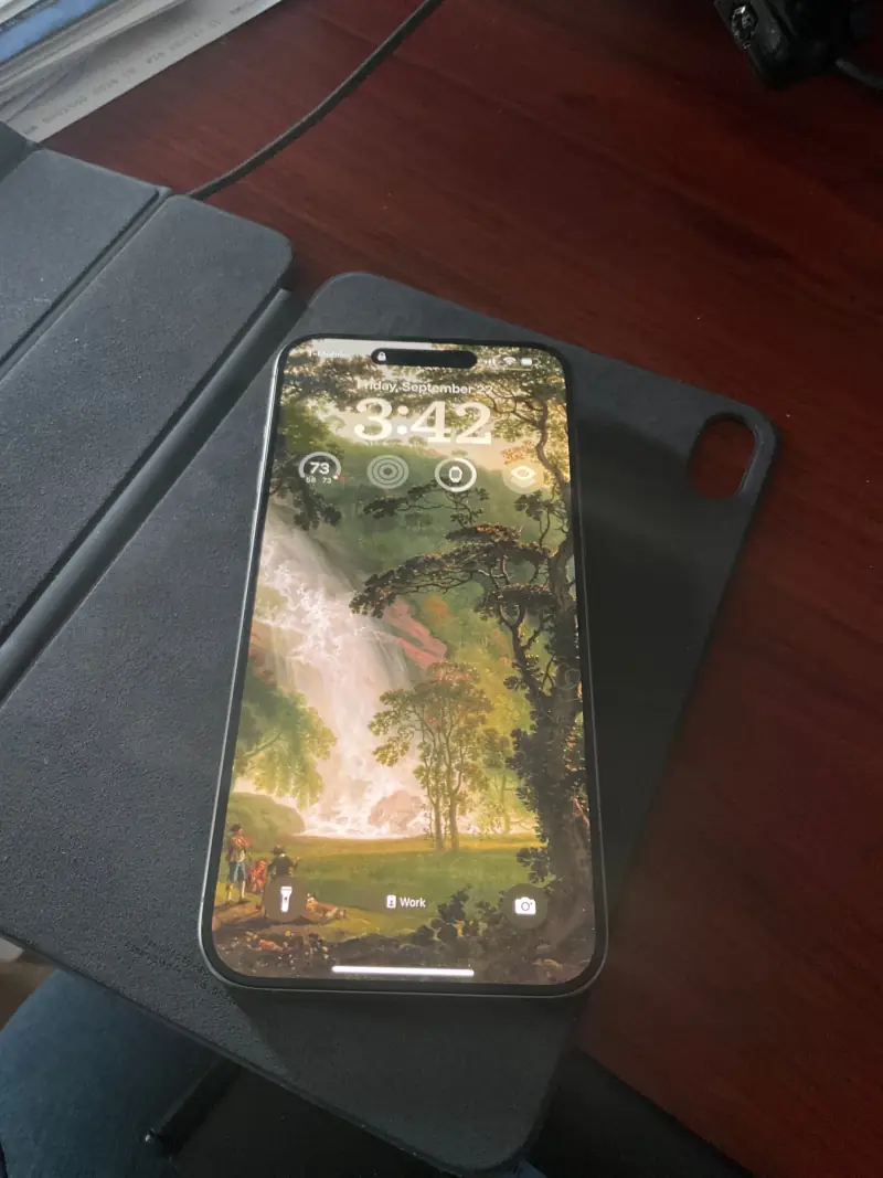 My iPhone 15 Pro Max.