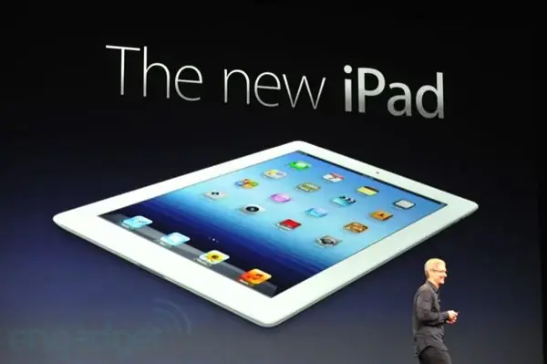 The new iPad announcement.