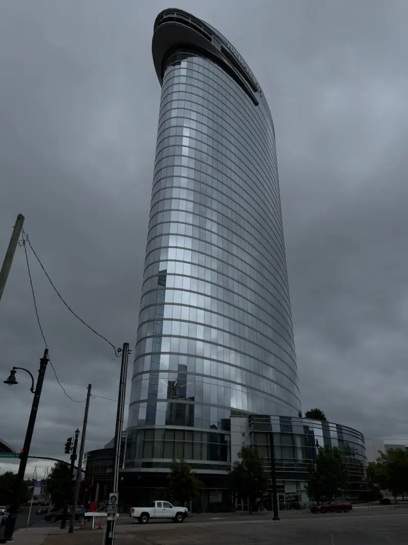 Glass tower in Nashville.