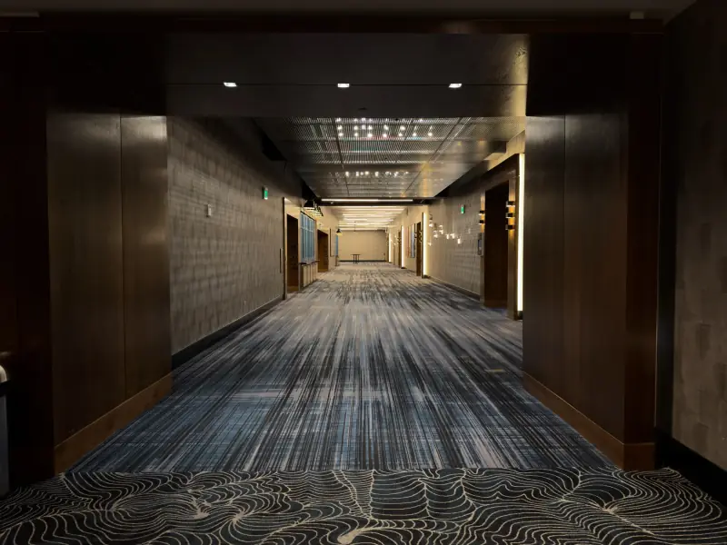 A quiet hallway in Nashville.