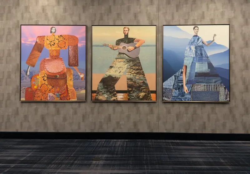 Three paintings in Nashville.