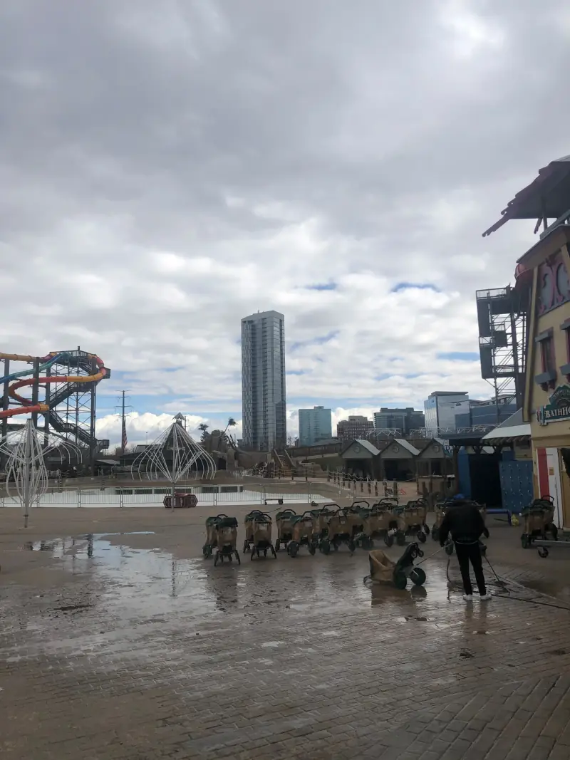 Rides at Elitch Gardens.