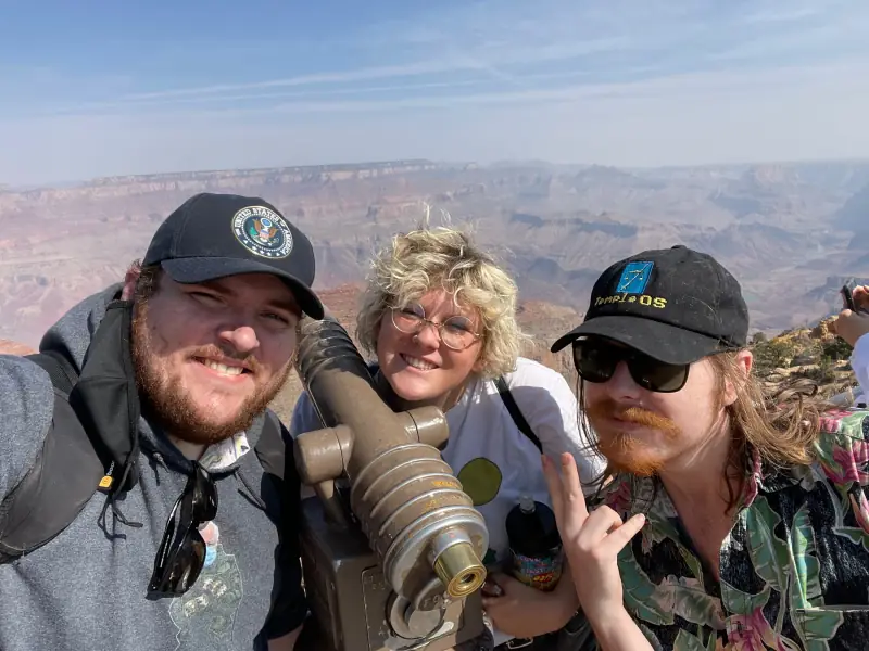 Together at the canyon.