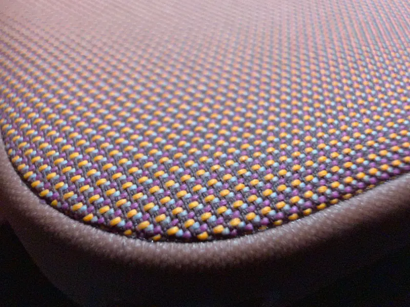 Woven speaker fabric.