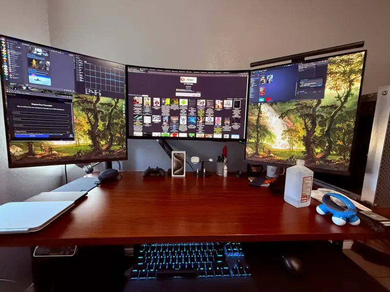 My home desk.