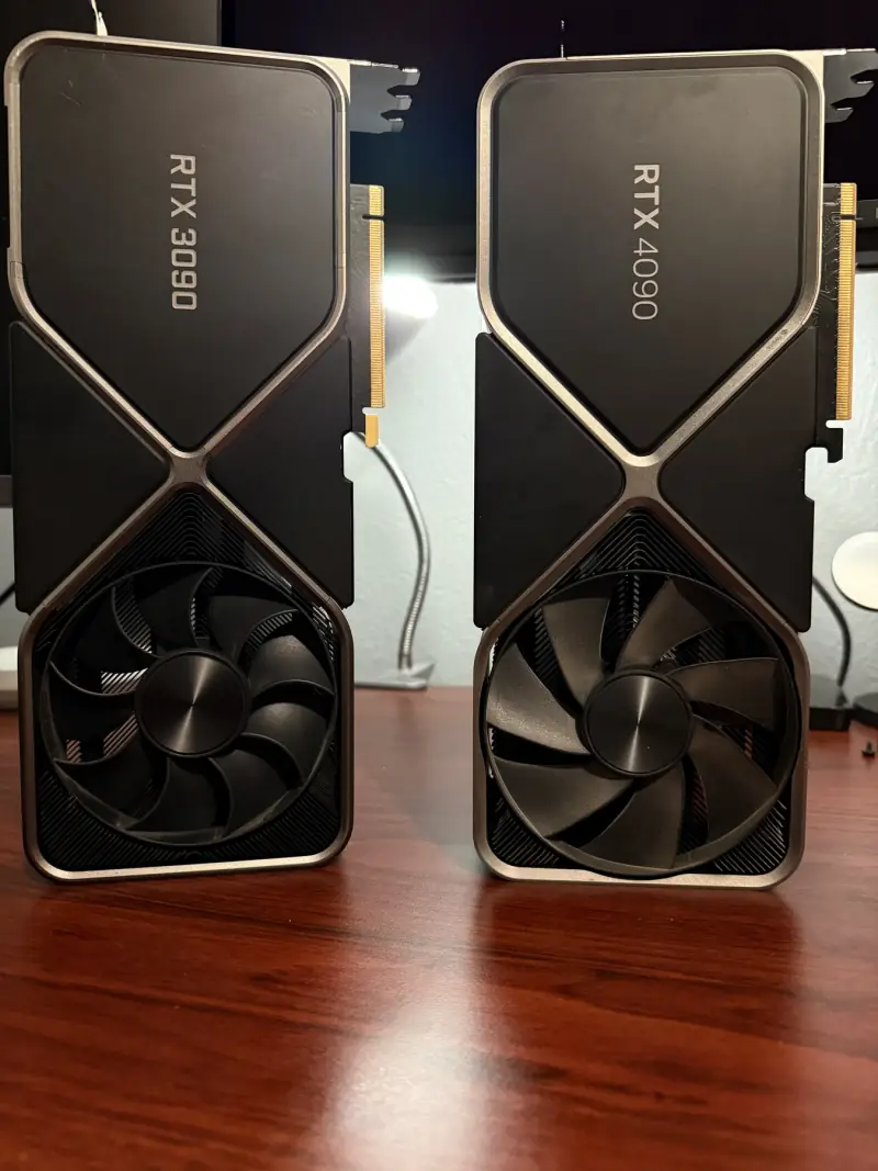 RTX 3090 and RTX 4090 Founders Editions.
