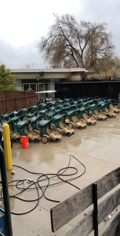 Mobility scooters at the Utah assignment.